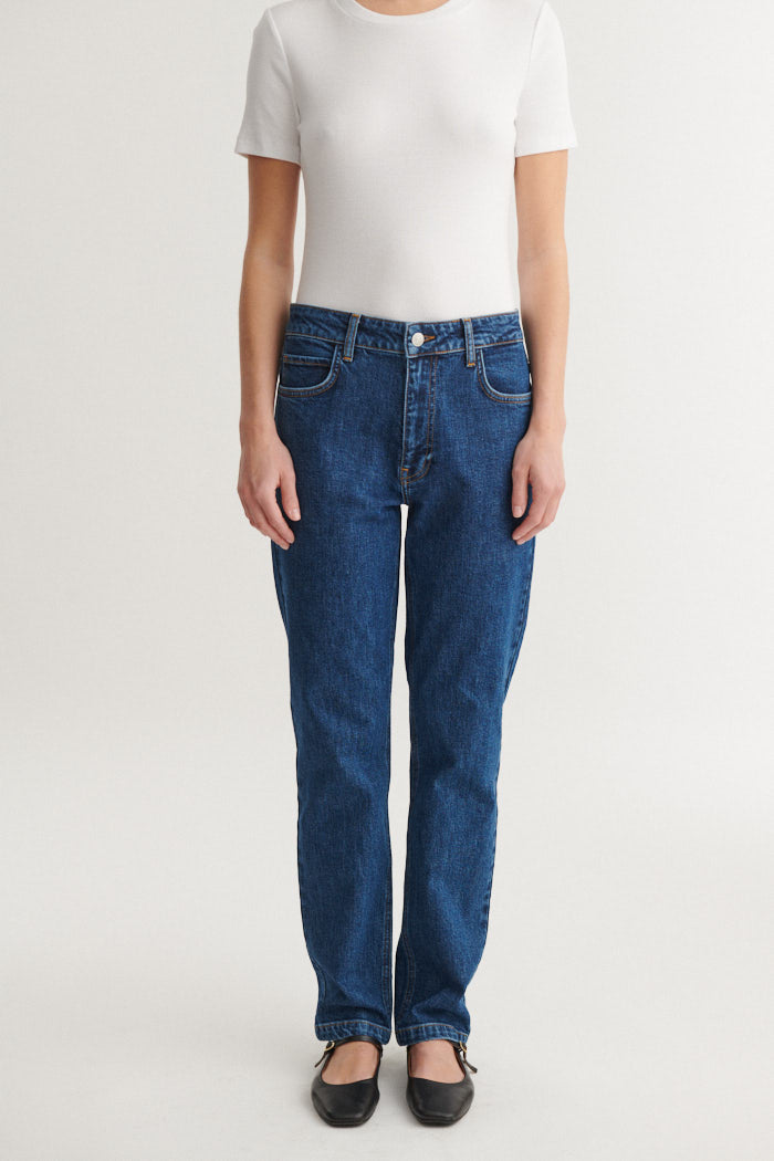 Basic Apparel Ellen Mid Blue Jeans Jeans 103 Mid Blue